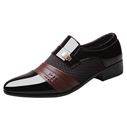 Herren Oxford Schuhe Business Loafers Lederschuhe...