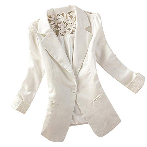 Minetom Damen Blazer Elegant Anzugjacke Mantel mit...