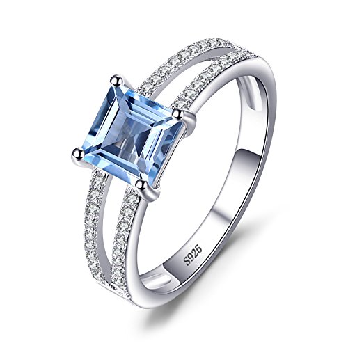 JewelryPalace Prinzessschliff 1.2ct Echt Blau...