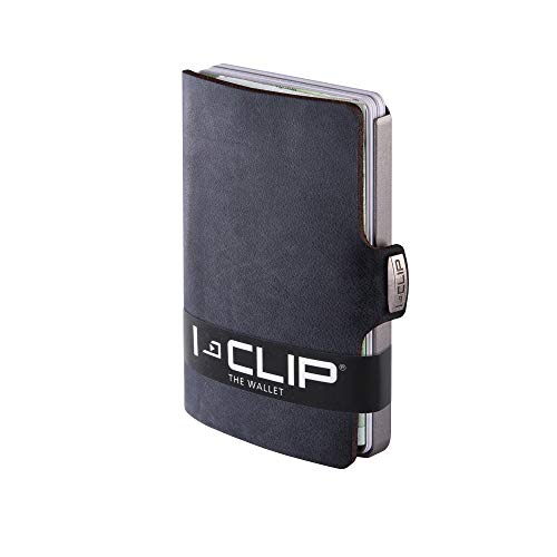 I-CLIP Original Slim Wallet Leder Geldbörse -...