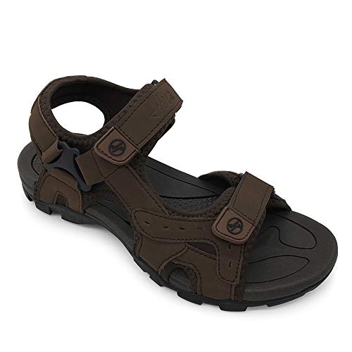 HEVA Sandalen Herren Leder Outdoor Sport Trekking...