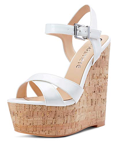 Castamere Damen High Heels Plattform Wedge...