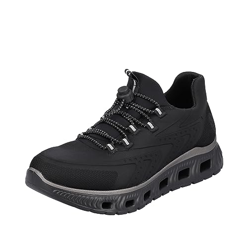 Rieker Damen M6056 Sneaker, Schwarz, 38 EU Weit