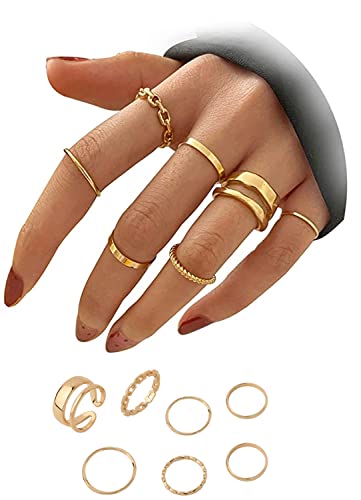 Guanyj Knuckle Rings Set für Frauen Mädchen...