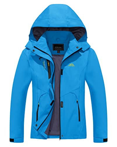 KEFITEVD Jacke für Damen Winddicht Stehkragen...