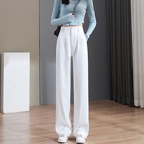 Damen-Hosen Aus Satin Mit Weitem Bein -...