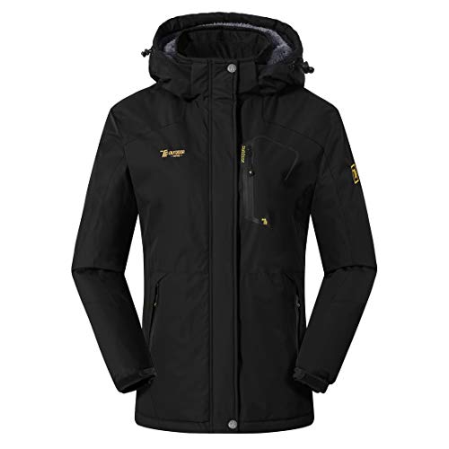 donhobo Damen Jacken Fleecejacke Winterjacke...