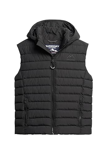 Superdry Herren Hooded Fuji Sport Padded Gilet...