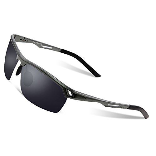 DUCO Sonnenbrille für Herren Retro Polarisierte...