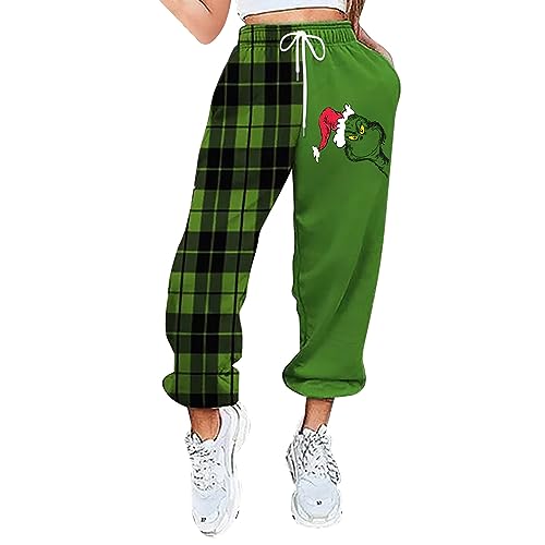 QWUVEDS Grinch Hose Grinch Baumwolle Grinch Plus...