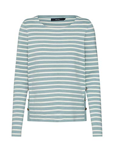 Vero Moda Damen VMSAILOR LS STRIPE BLOUSE BOO...