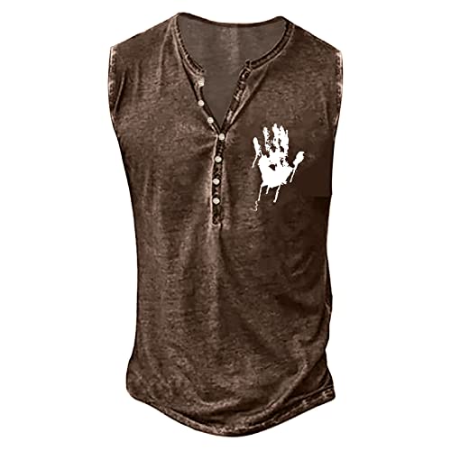 Herren Sommermode Retro alt Basic Knopfleiste...