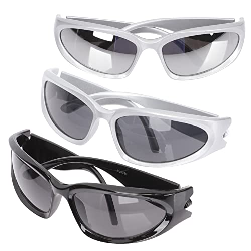 VALICLUD 3-Teilige Sport-Sonnenbrille Trendige...
