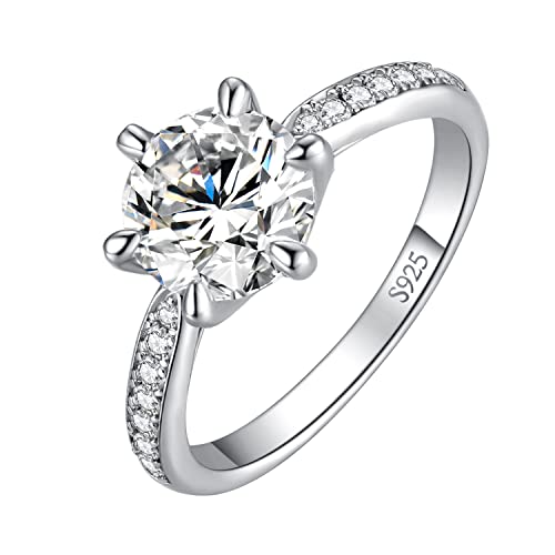JewelryPalace Klassisch 3ct Rundschliff Zirkonia...