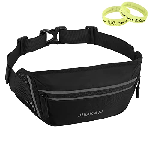 JIMKAN Bauchtasche Damen Herren, Sport...