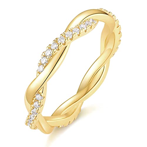 Titaniumcentral Damen Eternity Ring Zirkonia...