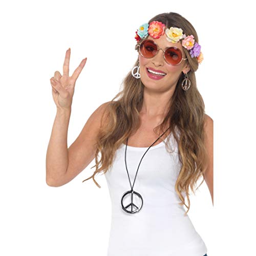 NET TOYS Hippie-Kostüm Set | Schöne...