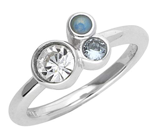 ESPRIT Damen-Ring JW50093 925 Silber rhodiniert...