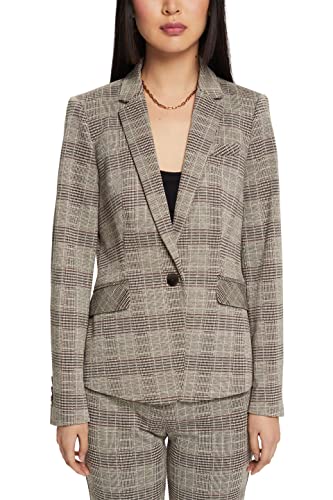 ESPRIT Collection Damen 992eo1g307 Blazer, Beige,...