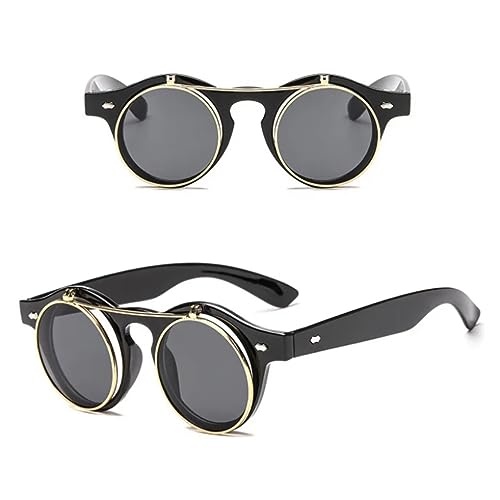 JP1 Glasses Sonnenbrille Herren Rund umklappbar...