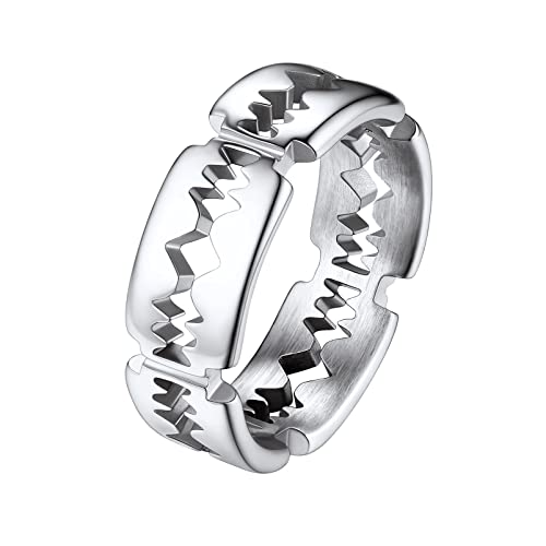 PROSTEEL Herren Rasierklingen Design Ring...