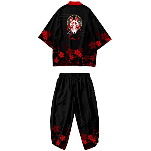 WYUKN Traditionelles Kimono-Set,Japanisches Kimono...