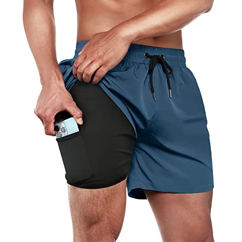 ineepor Badehose Herren Kurz Herren Badehose 2 in...