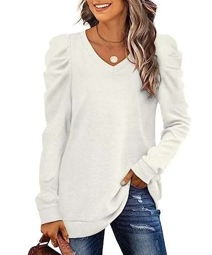 XIEERDUO Pullover Damen Sweatshirt Langarmshirt...