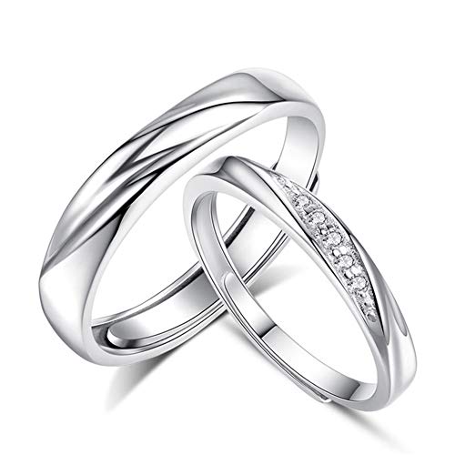 Josfeva Damen & Herren Paar Ringe Partnerringe 925...