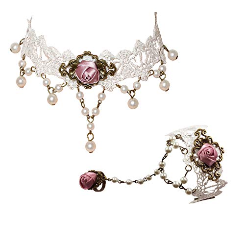 JJDreams Gothic Halskette mit Armband für Damen...