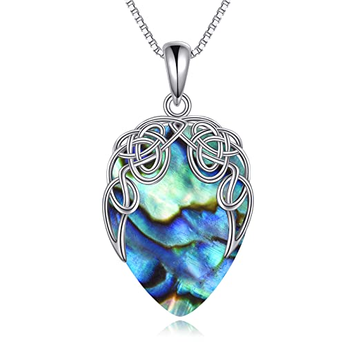 YAFEINI Abalone Shell Ketten Irische keltische...