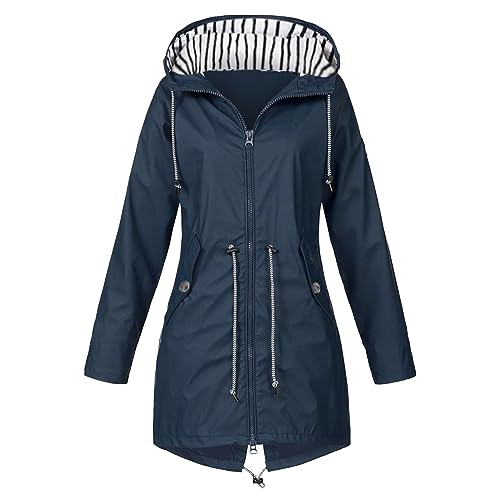 Regenjacke Damen Wasserdicht Atmungsaktiv 5xl...