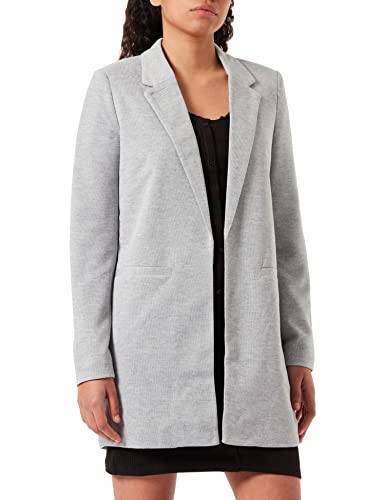 VERO MODA Damen Vmverina Long Blazer, Light Grey...