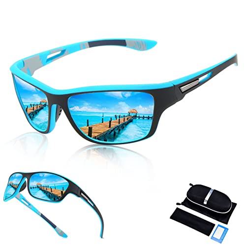 Sport Sonnenbrille Herren Polarisierte Sportbrille...