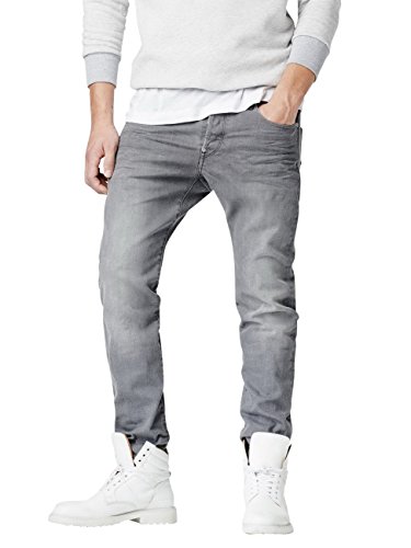 G-STAR RAW Herren Revend Straight Jeans, Grau...