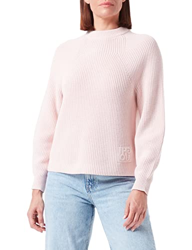 HUGO Damen Sottavia Knitted Sweater, Light/Pastel...
