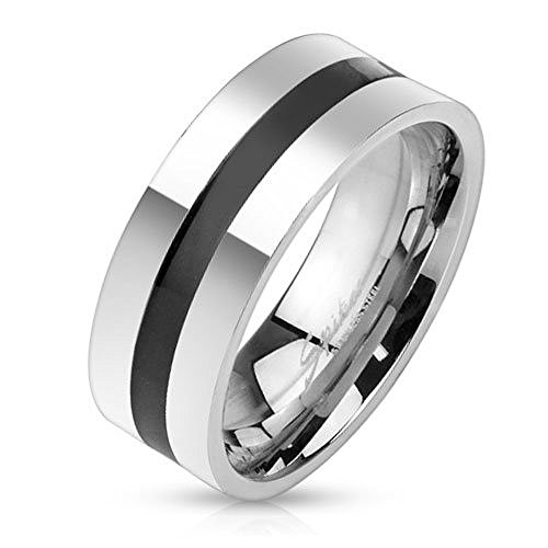Autiga Ring Edelstahl Damen Herren...