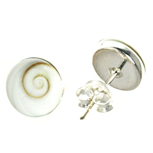 Bella Carina Damen Ohrstecker mit Shiva Auge 8 mm...