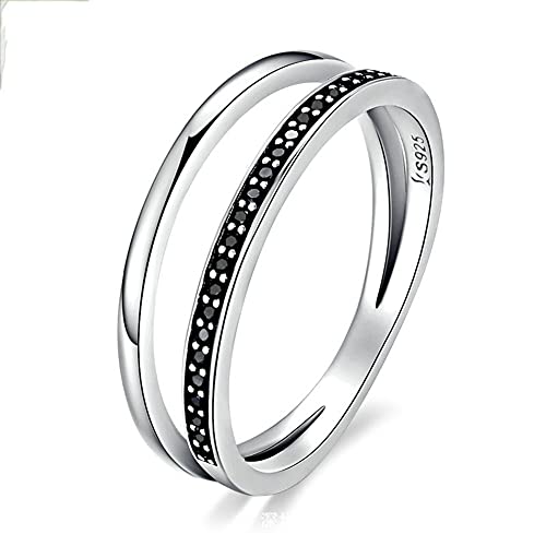 Lafeil Doppelring Ring 925 Sterling Silber...