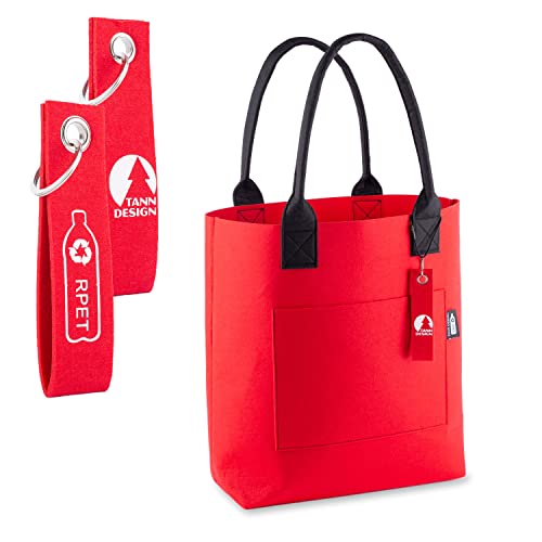 TANNDESIGN - Damen Shopper Filztasche aus...
