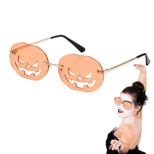 Facynde Kürbis-Sonnenbrille für Damen | Trendige...