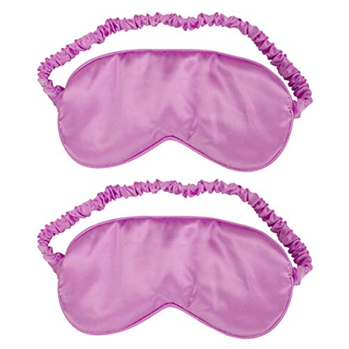 2 Stücke Seide Augenmaske Damen Schlafmaske...