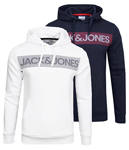 JACK & JONES Herren Logo Sweat Hood Noos...