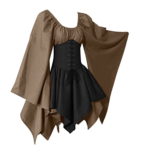 wjiNFDFG Halloween Damen Warm Gefüttert Winter...