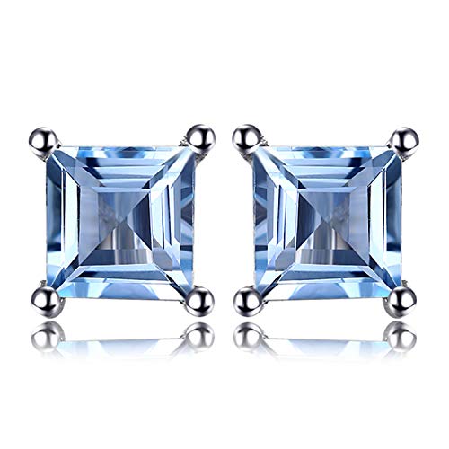 JewelryPalace Quadrat Schliff 0.7ct Echt Blau...