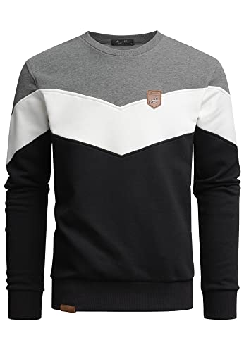 Amaci&Sons Herren Basic College Sweatjacke...