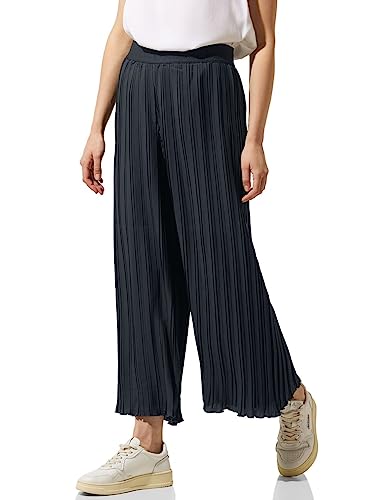 STREET ONE Damen A376640 7/8 Plissee Hose, Cool...