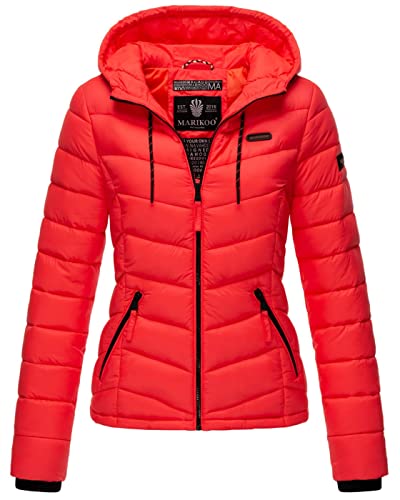 MARIKOO Damen Jacke Steppjacke Winter...