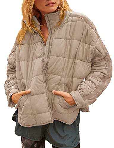 GeGekoko Damen Leichte Winterjacke Packbar...