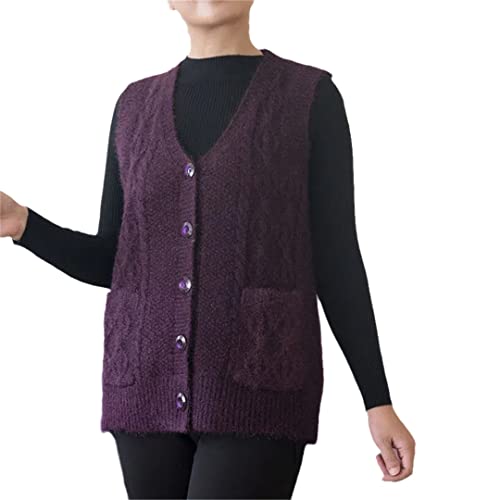 Ownwfeat Damen-Strickwaren, Strickjacke, Weste,...